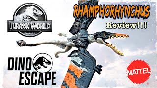 2021 Mattel Wild Pack Rhamphorhynchus Review Jurassic World Dino Escape [upl. by Dorcea853]