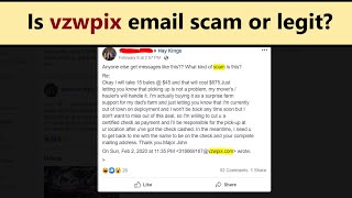 Vzwpix  scam What is Vzwpix email and why are you getting this spam [upl. by Hurst]