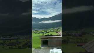 I am travelling from Zürich to Bellinzona by train Look at my amazing view switzerland [upl. by Tabitha646]