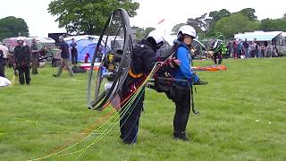 Paramotor tandem forward launch [upl. by Vasiliu]