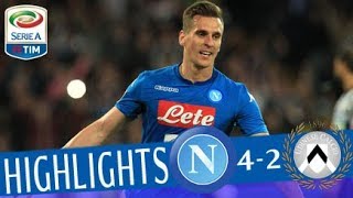 Napoli  Udinese 42  Highlights  Giornata 33  Serie A TIM 201718 [upl. by Omoj788]