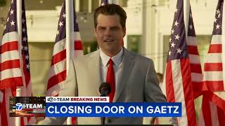 Matt Gaetz withdraws his name to be Donald Trumps attorney general [upl. by Lorens]