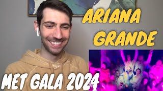 Ariana Grande  Met Gala 2024 Performance  REACTION [upl. by Olly570]