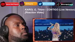 KAROL G Tiësto  CONTIGO Live Version REACTION [upl. by Nethsa]