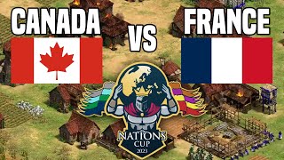 Canada vs France  Nations Cup Group Stage [upl. by Kitrak]