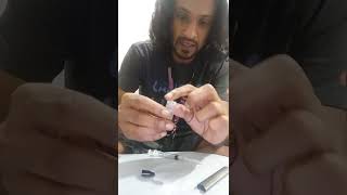 How to refill a disposable nanostix catridge with vape liquid [upl. by Hgielsel]