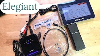 Reviewing TWO Cool Products By Elegiant Weather Station amp Bluetooth TransmitterReceiver [upl. by Nitsid]