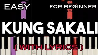 KUNG SAKALI  LYRICS   MICHAEL PANGILINAN  SLOW amp EASY PIANO [upl. by Luy]