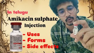 Amikacin injection complete details in Telugu by Dr Mukesh health doctor viralvideo [upl. by Plantagenet]