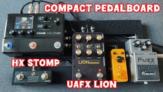 My Compact Pedalboard HX Stomp  UAFX Lion [upl. by Lunetta]