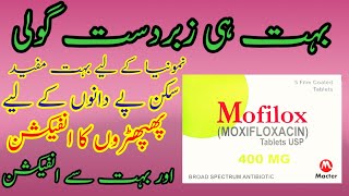 Mofilox Tablet 400 mg  Urine Kidney and Prostate issuetyphoidfever [upl. by Nwahsal900]