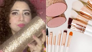 BEAUTIFY BY AMNA ELITE BURSH SET  REVIEW  AND  FALL MAKEUP LOOK [upl. by Adnohsar155]