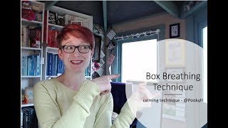 Box Breathing Technique  simple strategy to calm anxiety [upl. by Aldric]