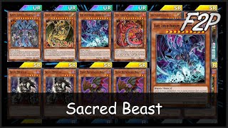 SACRED BEAST 2024  F2PP2W Deck Analysis amp Testing YuGiOh Duel Links [upl. by Hippel]