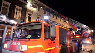 KELLERBRAND MIT MENSCHENRETTUNG  5 Hausbewohner verletzt  Feuerwehr Solingen [upl. by Crist750]