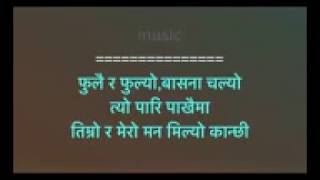 machhile khane kholi ko leu karaoke Nepali song Karaoke 144p [upl. by Cope]