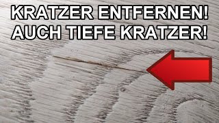 So kannst du Kratzer aus deinem Vinyl Fußboden entfernen amp ausbessern [upl. by Iinde]