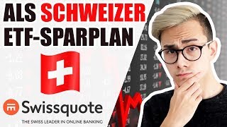 ETFSparplan für Schweizer Manuell gestalten mit Swissquote 🇨🇭💸 Sparkojote [upl. by Allecram]