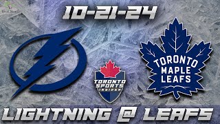 102124 Tampa Bay Lightning vs Toronto Maple Leafs LIVE Game Audio  NHL Stream Gamecast amp Chat [upl. by Yadseut]