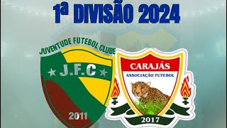 CARAJAS VS JUVENTUDE 1ª divisao campeonato municipal Canaã 2024 [upl. by Oicnedurp]