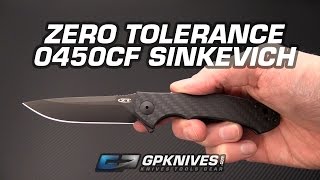 Zero Tolerance Sinkevich Flipper 0450CF Overview [upl. by Litt41]