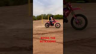 Ripping the beta 200rrfypシ゚viral motocross dirtbikesarecool dirtbikefreax [upl. by Aneerbas]