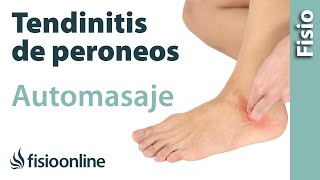 Tendinitis de los peroneos en el tobillo  Automasaje para su tratamiento [upl. by Einnod]