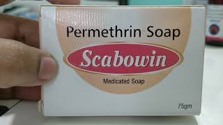 scabies ke liye soap Scabowin medicated soap [upl. by Yelrac129]