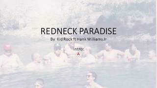 Redneck Paradise by Kid Rock  Easy chords and lyrics [upl. by Kylie684]