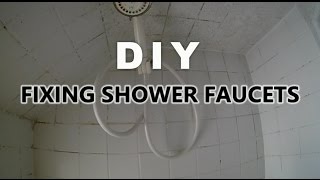 DIY Save Money by Fixing the Shower Faucet yourself Gerber Shower Valve Stem replacement [upl. by Fauver]