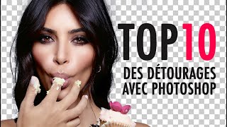 TOP 10 DES DÉTOURAGES  TUTO PHOTOSHOP [upl. by Seafowl741]