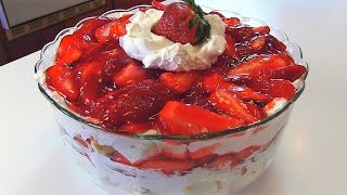 Bettys Strawberries and Cream Trifle [upl. by Ellett]