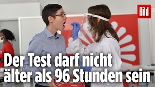 So läuft der CoronaTest am Flughafen vor einer Fernreise ab [upl. by Evette]