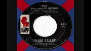 Frank Gallop  The Ballad Of Irving [upl. by Regdirb]