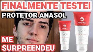 PROTETOR ANASOL FPS 50 TOQUE SECO Protetor Solar Facial [upl. by Suhpoelc]