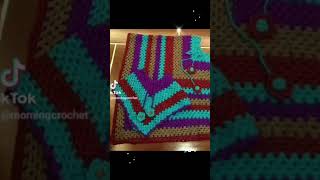 Crochet poncho cape 💕🧣crochetinspiration crocheting poncho viralshort shortsyoutube [upl. by Lyrehs395]