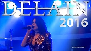 DELAIN 2016 LIVE THE GLORY and the SCUM HD SOUND Live  Aschaffenburg 29102016 [upl. by Acinoev]