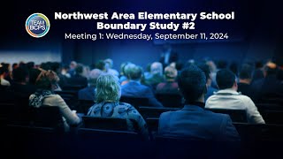 BCPS Northwest Area Elementary School Boundary Study 2  Meeting 1 [upl. by September]