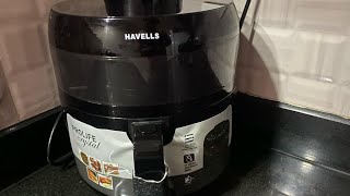 Havells Air Fryer Prolife Crystal  SeeThrough Window  85 Less Oil  5L Pan  8 Presets Menu [upl. by Ametaf564]