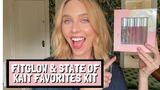 Fitglow State of Kait Favorites Kit Top 4 Lip Serums [upl. by Atiseret]