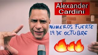 NUMERO PARA HOY Alexander Cardini Números Fuerte 🔥 191023 [upl. by Aissatsan215]