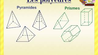 Les caractéristiques des solides corps ronds polyèdres sommets faces arêtes et développements [upl. by Wincer]