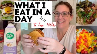 What I Eat in a day to lose over 100lbs plant based lunch and dinner [upl. by Rawdan]