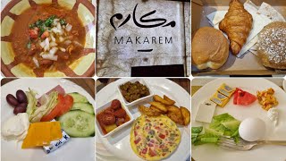 Breakfast time At Makarem Ajyad Hotel In Makkah  Saudia Arabia  Sone Fari [upl. by Yerrok143]