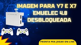 Nova Imagem Para O Game Stick Y7 e X7 64GB Emuelec 48 Vários Jogos Em Português [upl. by Wenoa]