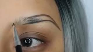 COMMENT TRACER SES SOURCILS😱 avec du gel à sourcils [upl. by Nnasor]