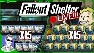 🔴 Fallout Shelter Lunchboxes Opening LIVE Milestone Packs [upl. by Eryn374]