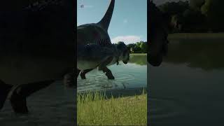 Tarbosaurus hunting Mamenchisaurus  Jurassic World Evolution 2 [upl. by Hercules696]