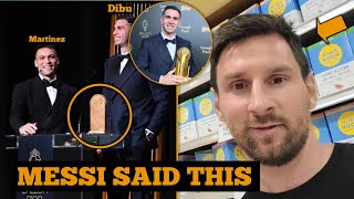 Messi’s Reactions To Ballon DOr 2024 Winners [upl. by Sallyanne]