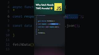 JavaScript fetch Needs TWO Awaits 🤔  Understand Async Code Like a Pro fetchapi [upl. by Otrevogir]